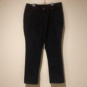 L.L. bean women’s 14 favorite fit navy blue 5 pocket jeans